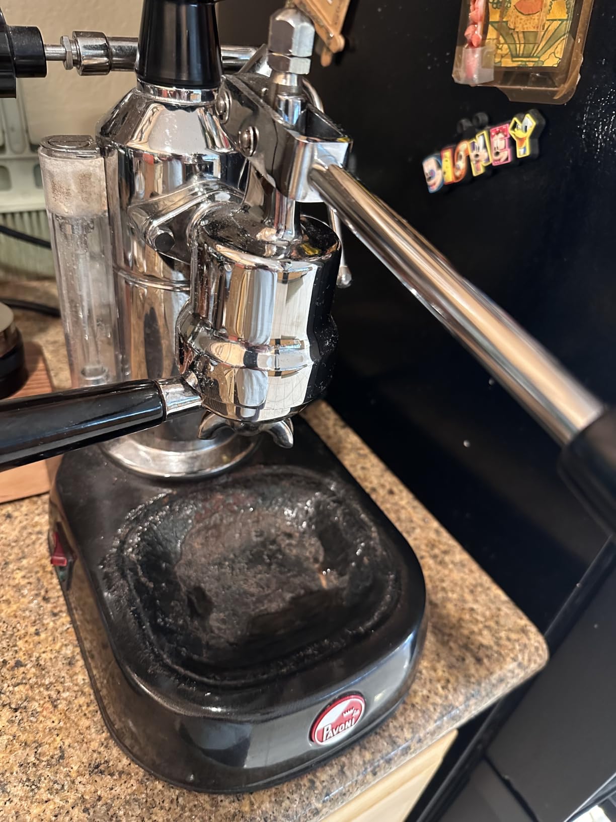 La Pavoni EPC-8 Europiccola Lever Style Espresso Machine – Chrome & Silver – Manual Espresso Maker - 0.8 L Water Capacity, Authentic Italian Craftsmanship for Home Use customer photo 2