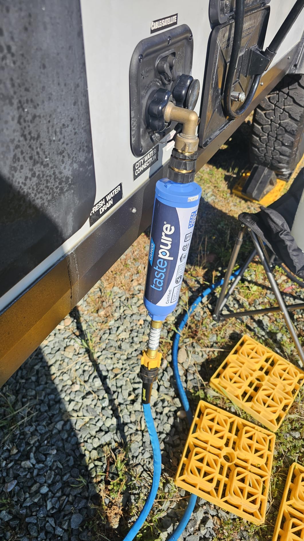 Camco Tastepure RV Water Filter - GAC & KDF Filtration - Made in the USA customer photo 2