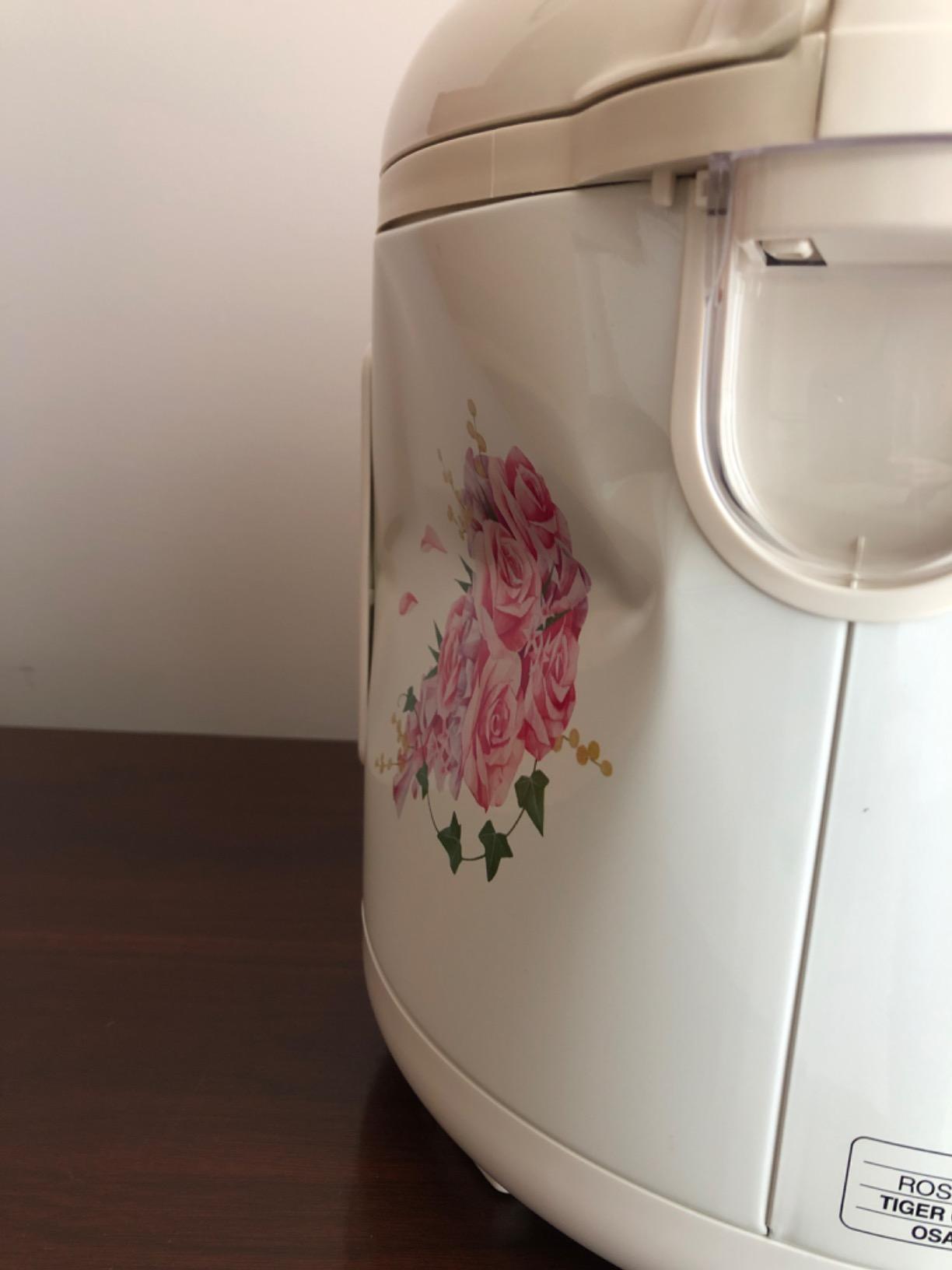 Tiger JAZ-A18U-FH 10-Cup (Uncooked) Rice Cooker and Warmer with Steam Basket, Floral White customer photo 2
