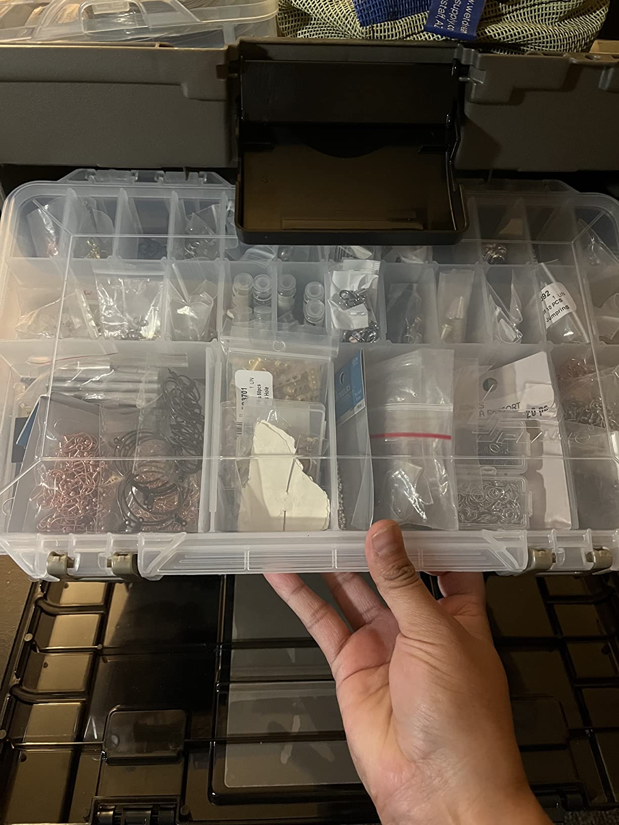 Plano Guide Series StowAway 4-By Rack System Tackle Box, Holds 4 3700 Utility Tackle Boxes, Quick-Access Top Storage with DuraView Lid, Durable Construction, Flexible, Adaptable Fishing Box customer photo 2