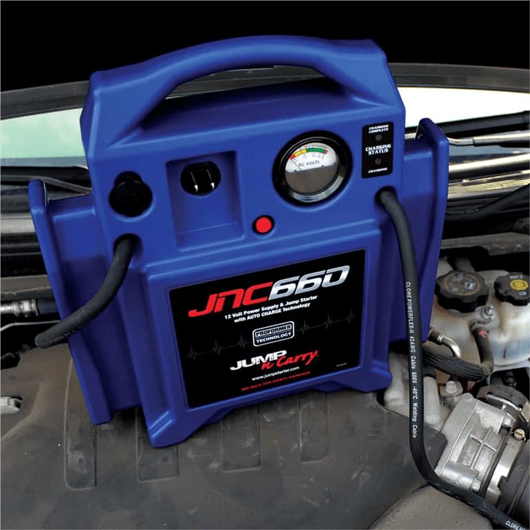 Clore Automotive Jump-N-Carry JNC660 1700 Peak Amp 12 Volt Jump Starter , Blue customer photo 2