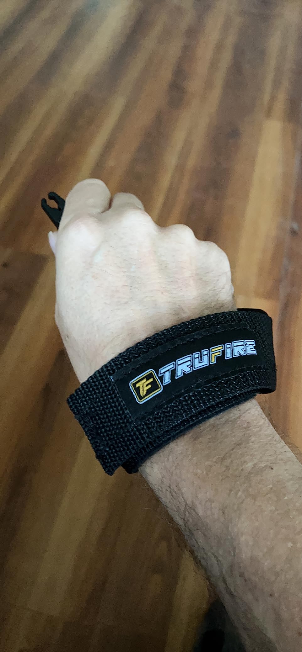 Tru-Fire Patriot Archery Compound Bow Release - Adjustable Black Wrist Strap customer photo 1