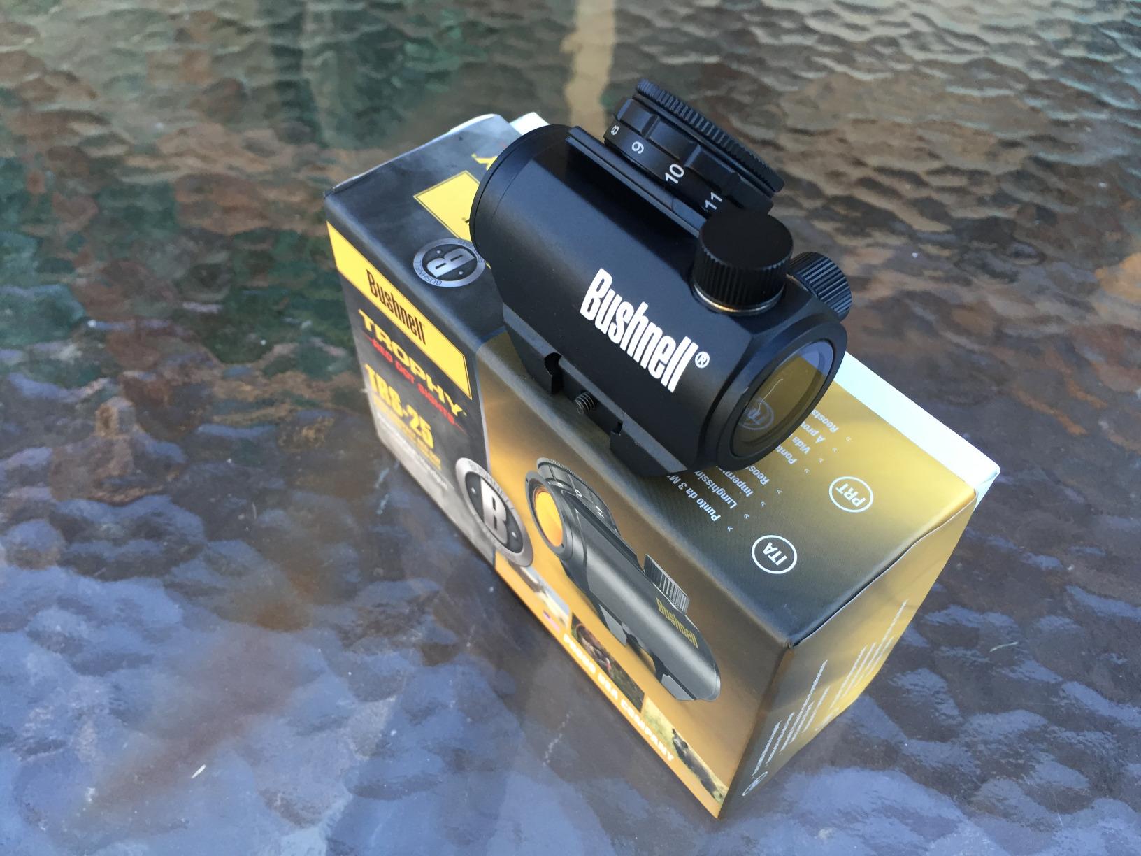 Bushnell Trophy TRS-25 Red Dot Sight Riflescope, 1x20mm, Black customer photo 1