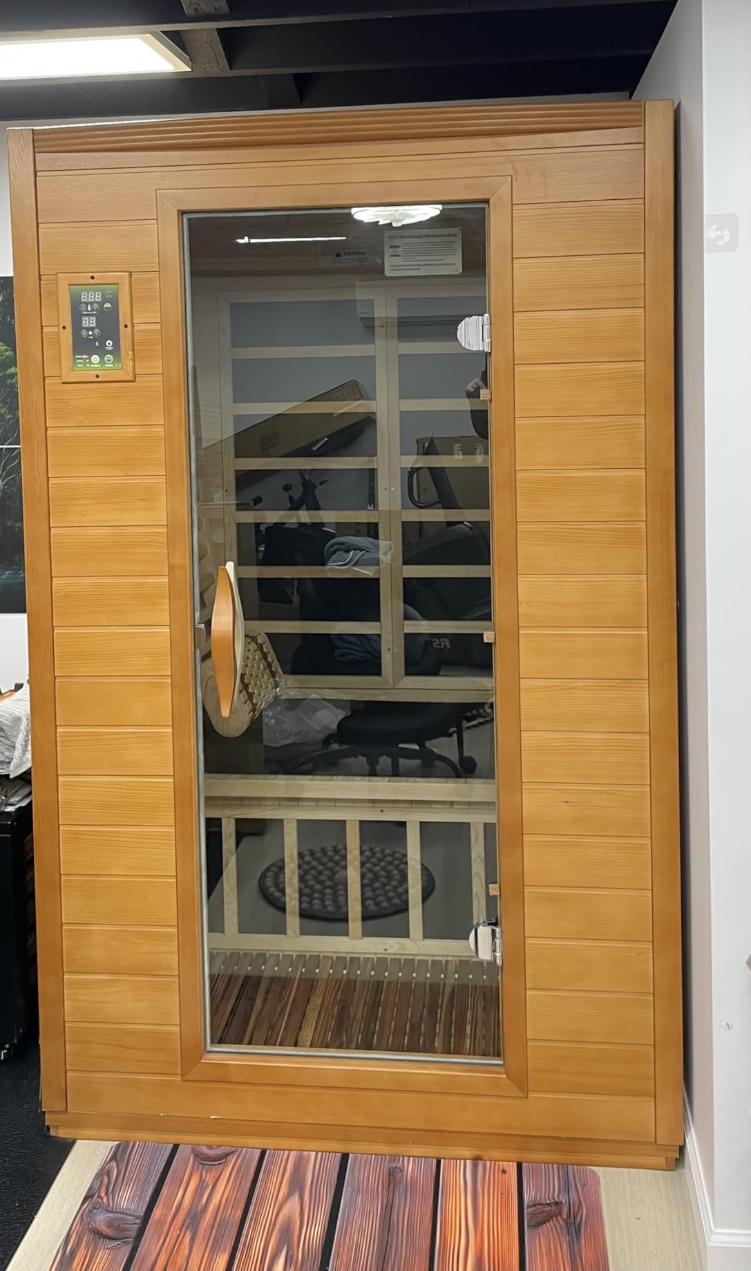 Dynamic Saunas Andora 2-Person Low EMF FAR Infrared Sauna with Red Light Therapy & Bluetooth Speakers | Personal Indoor Dry Heat Sauna for Home & Gym – Made from Canadian Hemlock customer photo 2
