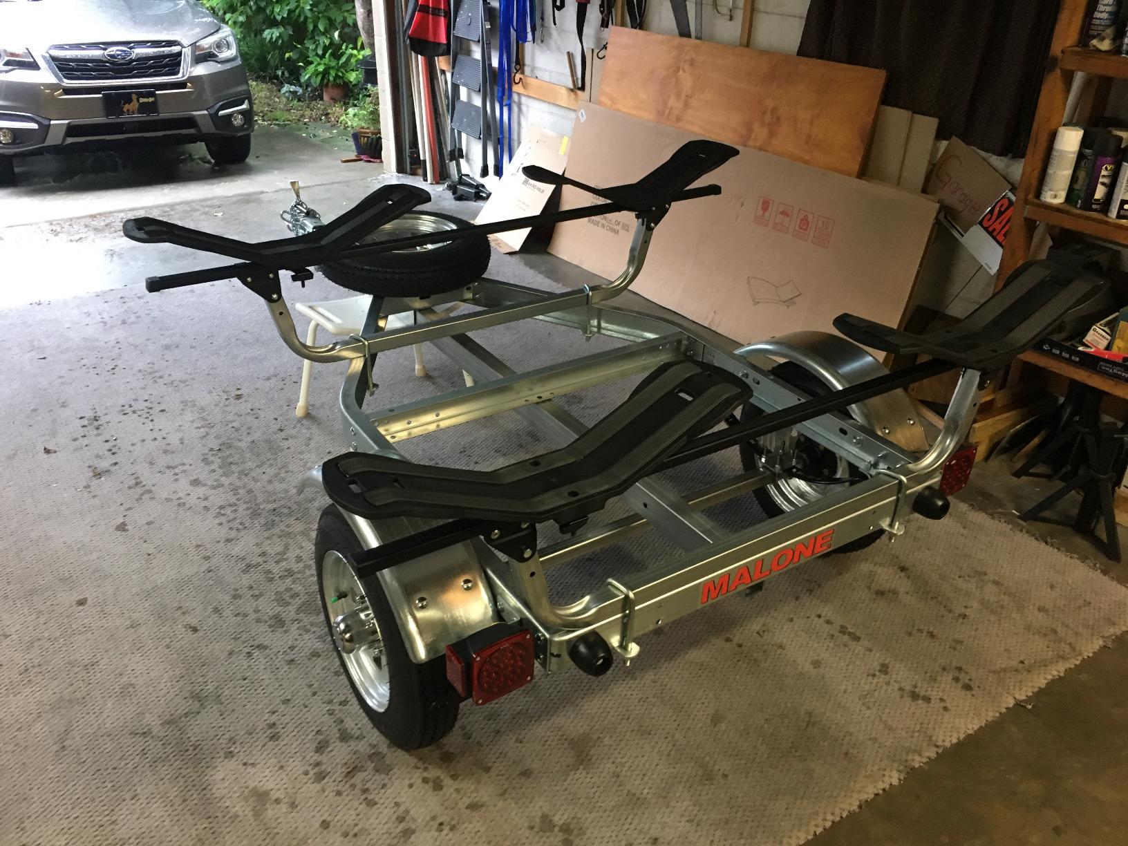 Malone MicroSport 2-Boat MegaWing Kayak Trailer Package customer photo 1