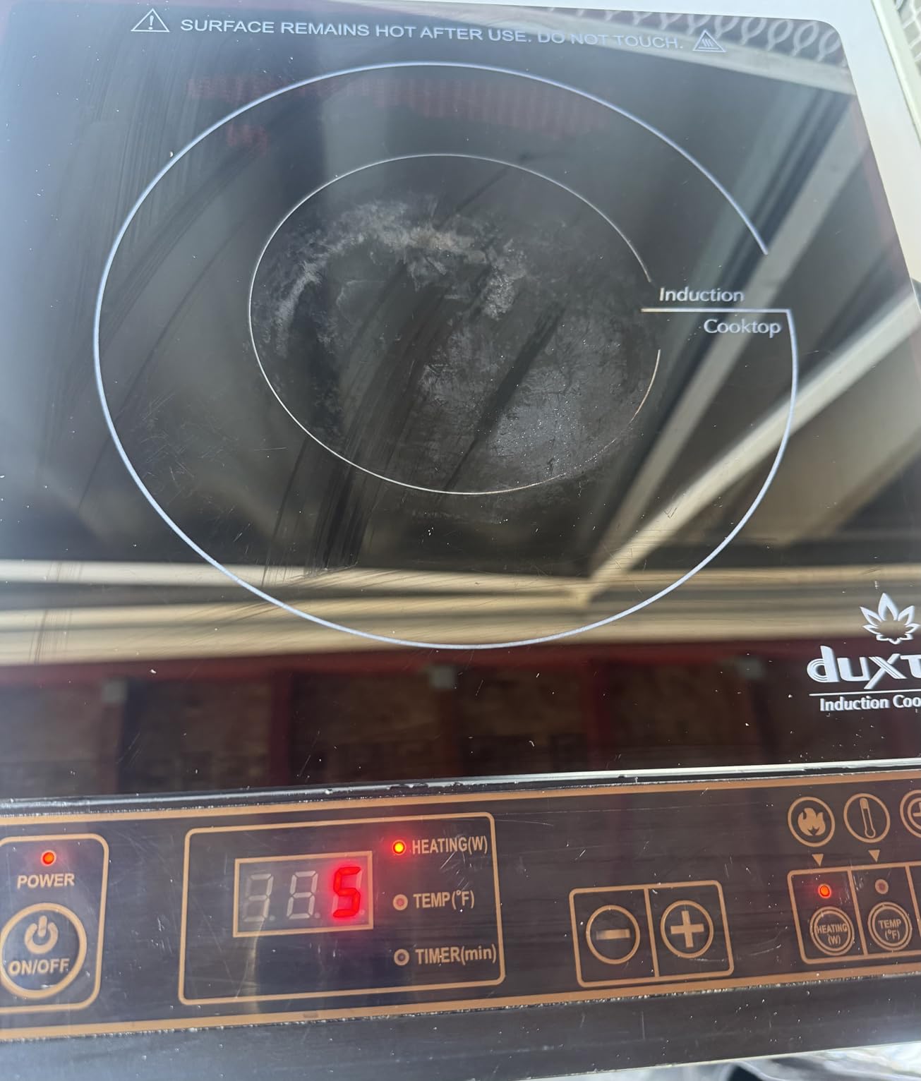 Duxtop 1800W Portable Induction Cooktop Countertop Burner, Gold 8100MC customer photo 2