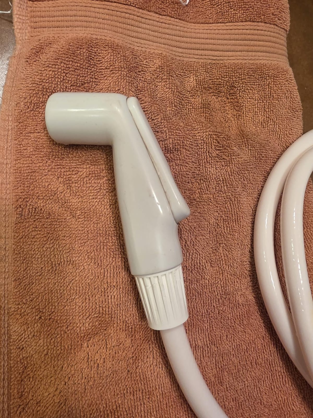 Rinse Ace Snap 'N Spray Quick-Connect and Detachable Shower Hose with On/Off Sprayer, White, 6-Foot customer photo 1