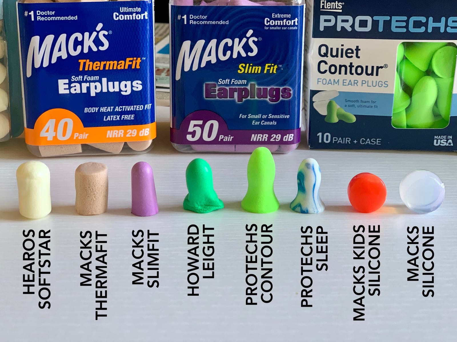 Flents Protechs Quiet Contour Foam Ear Plugs, NRR 33, 10 Pair, Green customer photo 1
