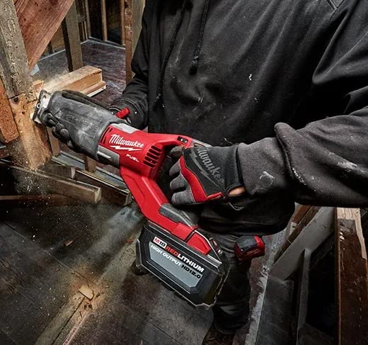 Milwaukee 2695-24 M18 18V Cordless Power Tool Combo Kit with Hammer Drill, Impact Driver, Reciprocating Saw, and Work Light (2 Batteries, Charger, and Tool Case Included) customer photo 1
