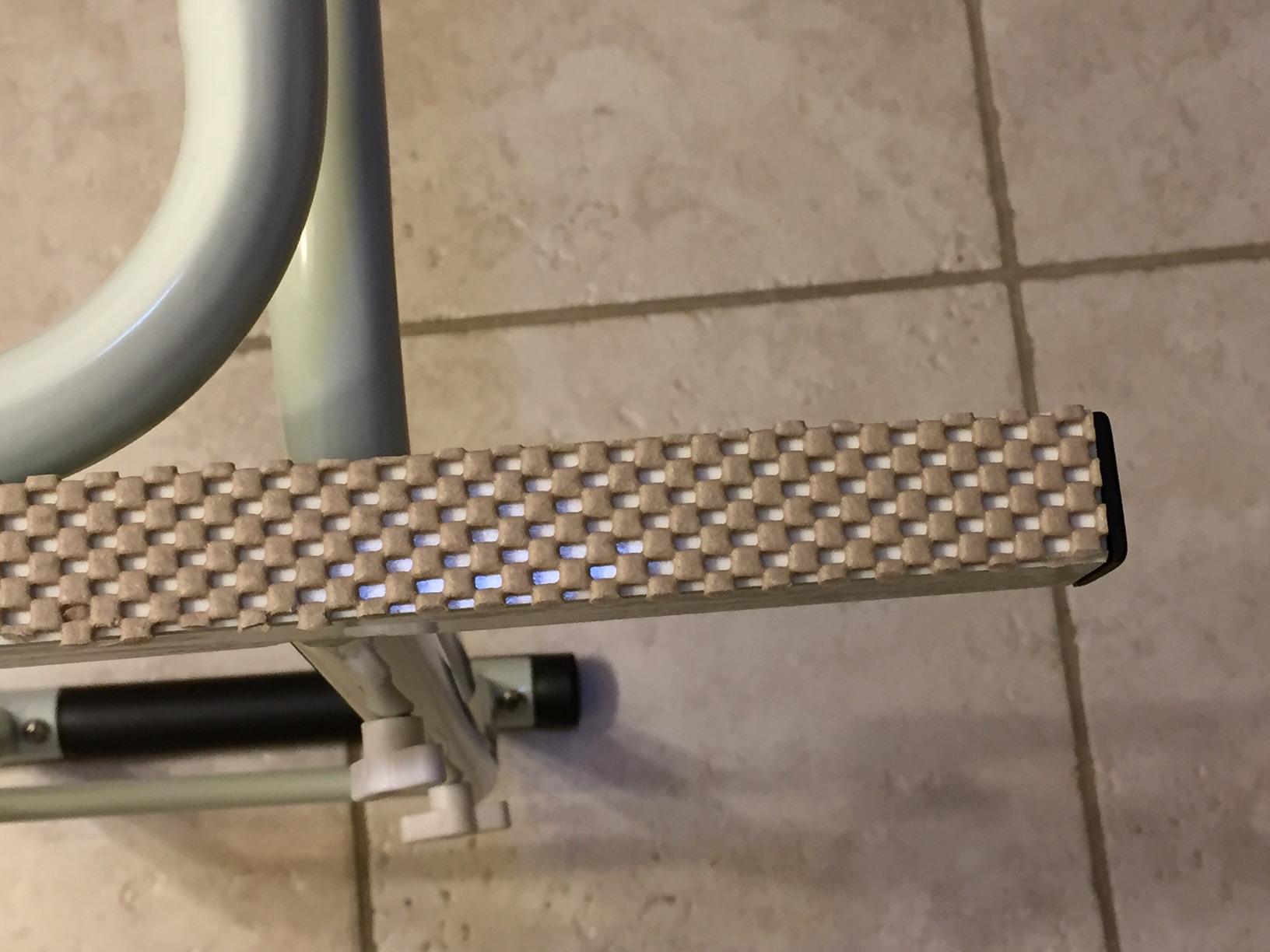 Drive Medical Freestanding Toilet Safety Frame Grab Bar Rail, White customer photo 2