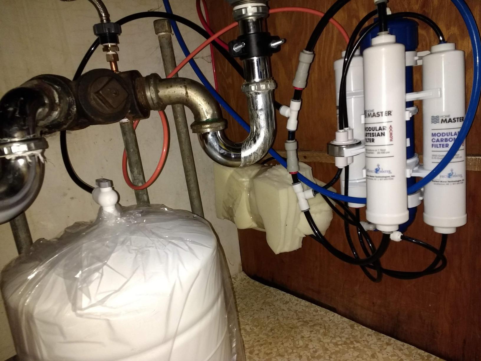 Home Master TMAFC Artesian Full Contact Reverse Osmosis System, 7-stages, Patented 2-Pass Alkaline Remineralization, Fast 4.5s Fill Rate, 8.5” catalytic carbon, 5-year limited parts customer photo 2
