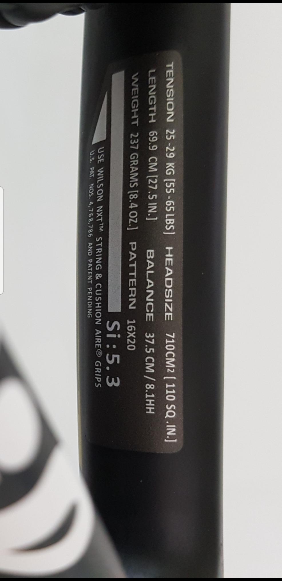 Wilson Hyper Hammer 5.3 Adult Recreational Tennis Rackets customer photo 2
