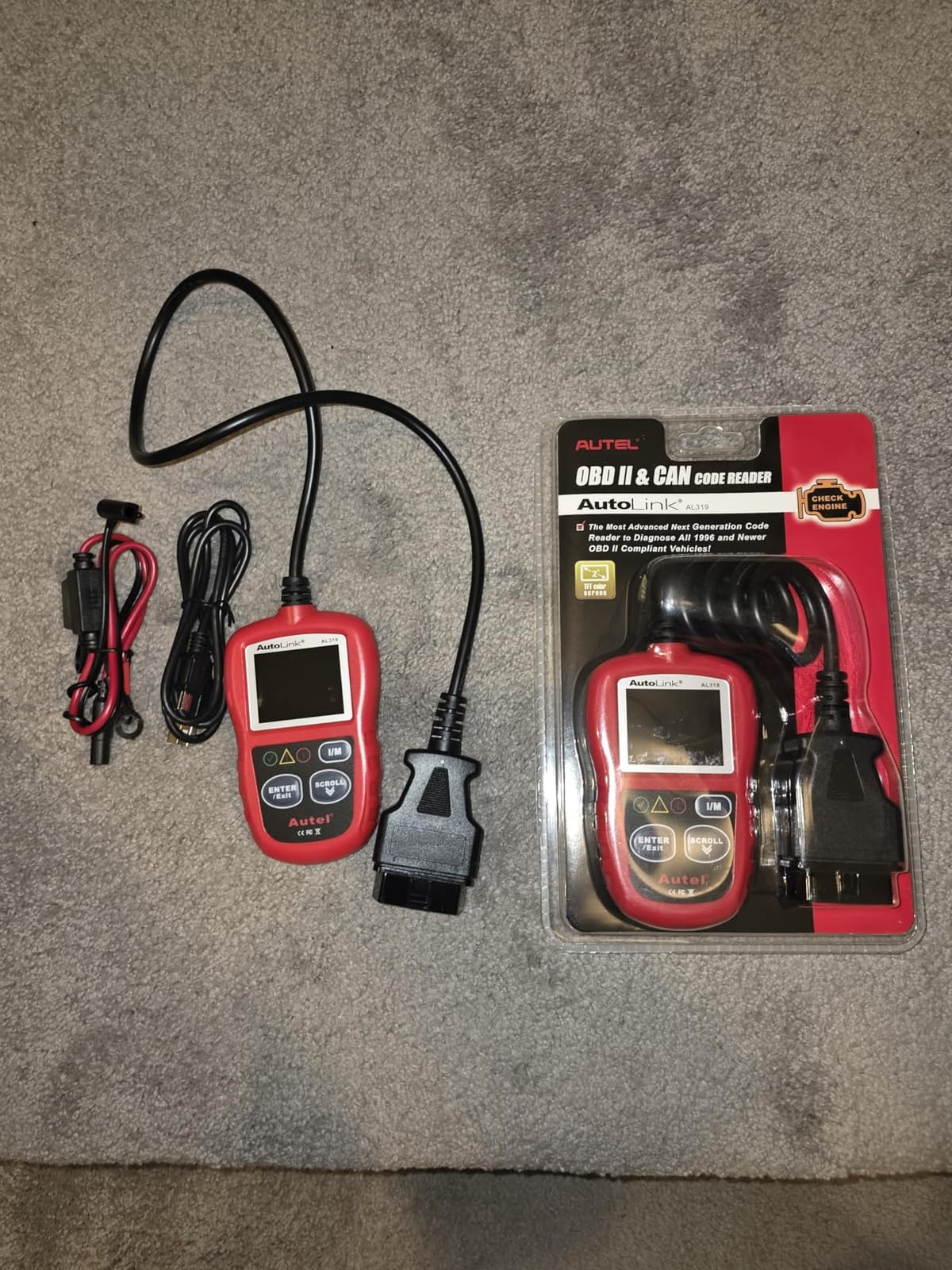 Autel AL319 Professional OBD2 Scanner, Enhanced Check Engine Code Reader customer photo 1