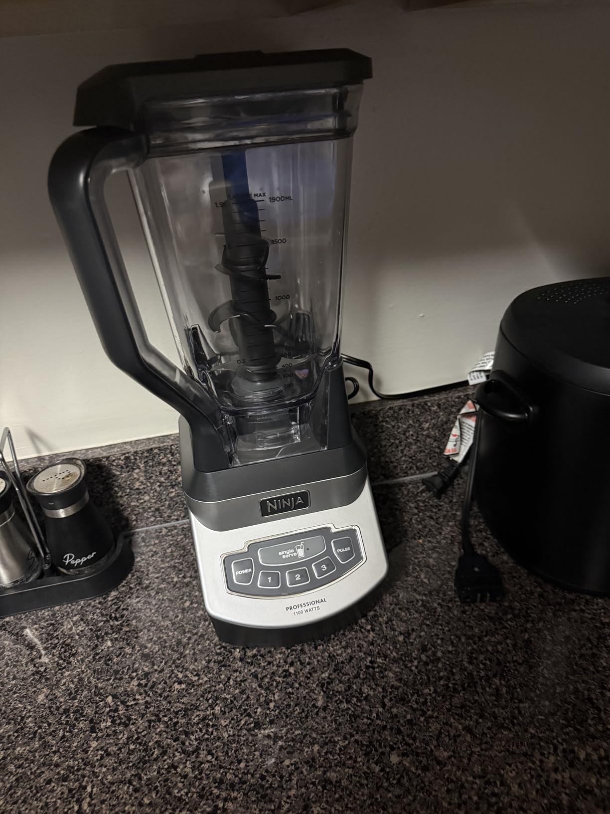 Ninja BL660 Professional Compact Smoothie & Food Processing Blender, 1100-Watts, 3 Functions -for Frozen Drinks, Smoothies, Sauces, & More, 72-oz.* Pitcher, (2) 16-oz. To-Go Cups & Spout Lids, Gray customer photo 1