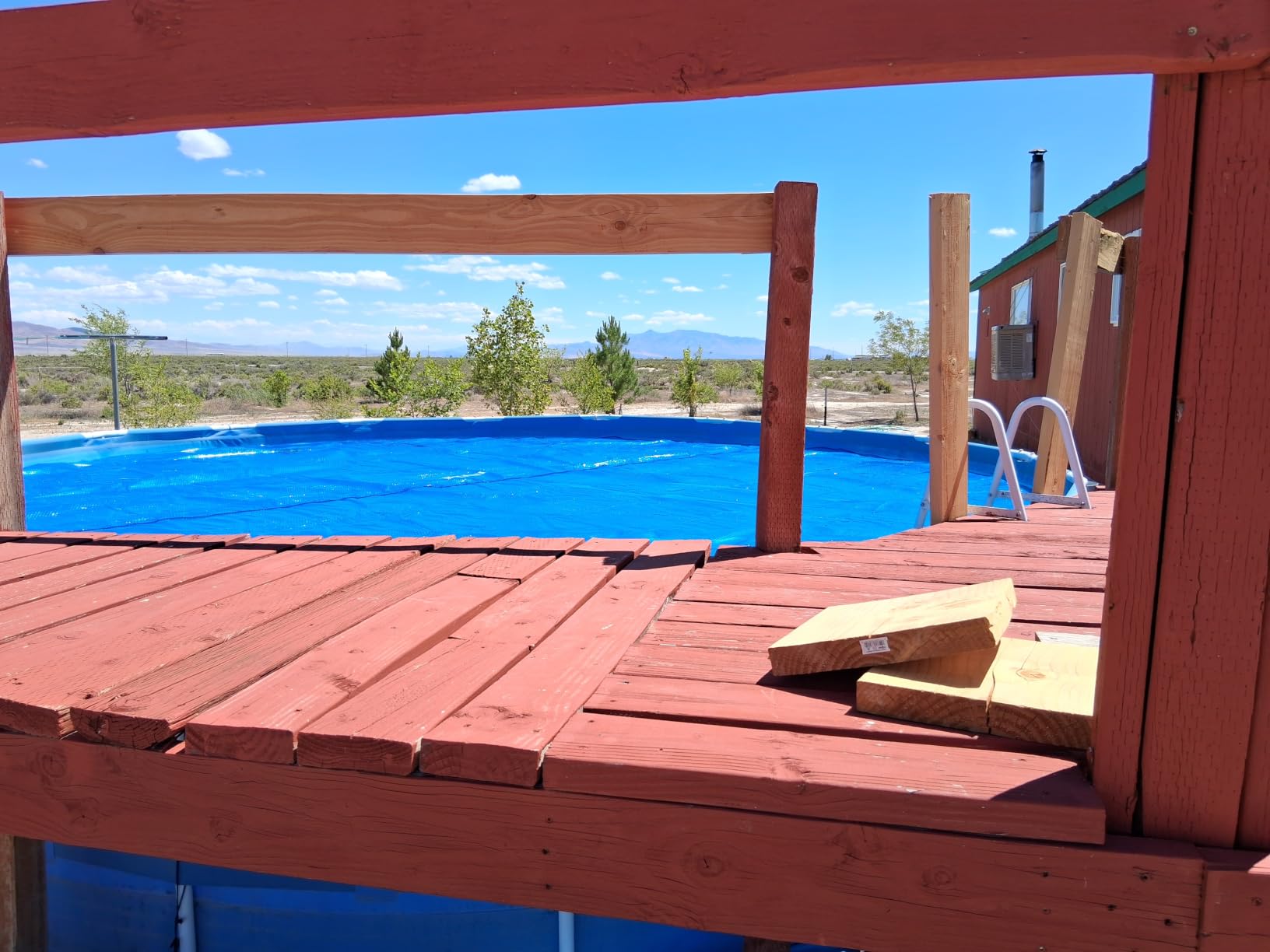 INTEX 28014E Solar Pool Cover: for 16ft Round Easy Set and Metal Frame Pools – Insulates Pool Water – Reduces Water Evaporation – Keeps Debris Out – Reduces Chemical Consumption customer photo 2