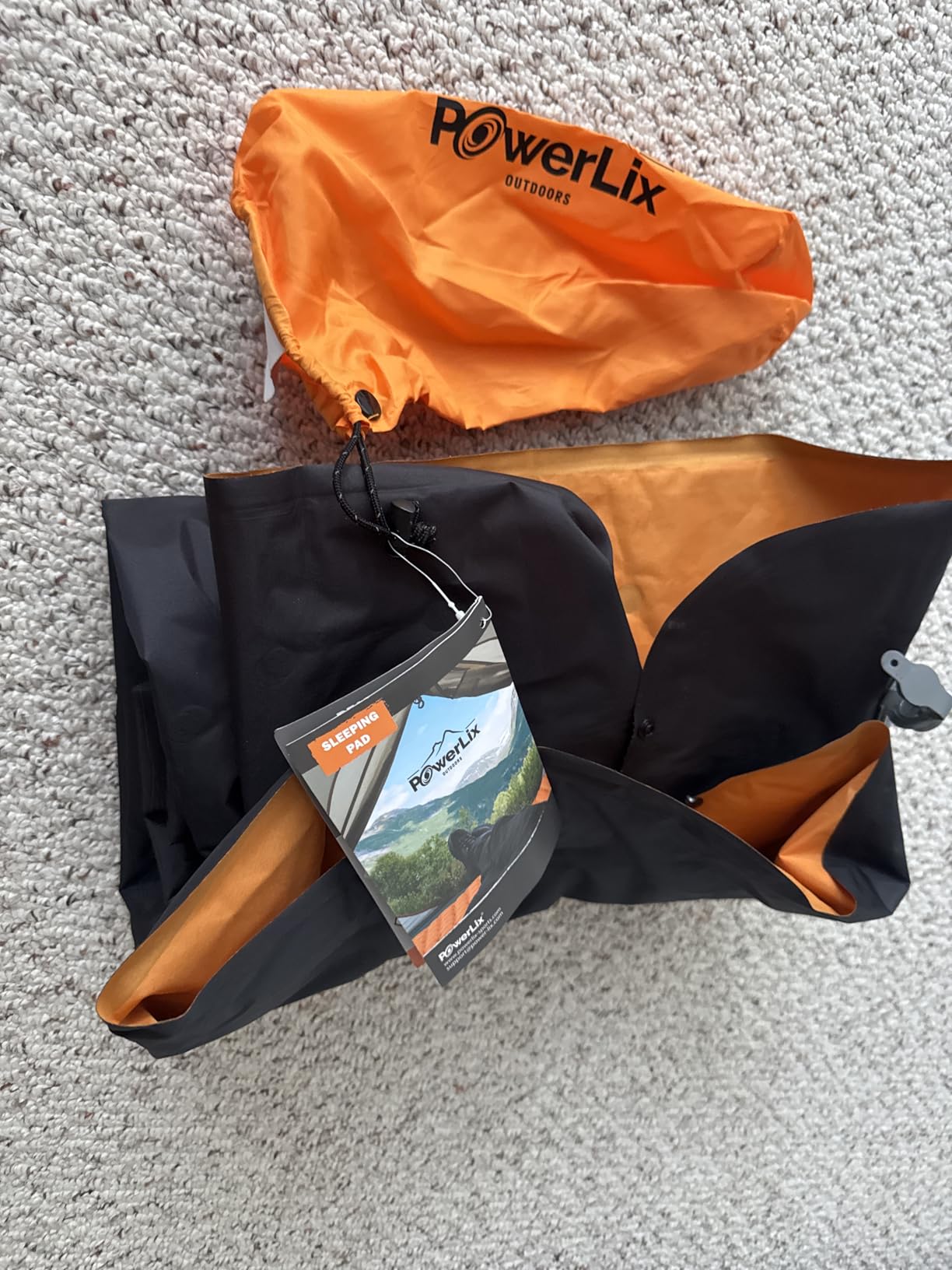 POWERLIX Ultralight Inflatable Camping Sleeping Pad - Camping Mattress for Backpacking, Hiking, Compact Lightweight Sleeping Mat for Camping, Inflation Bag/Repair Kit Included customer photo 1