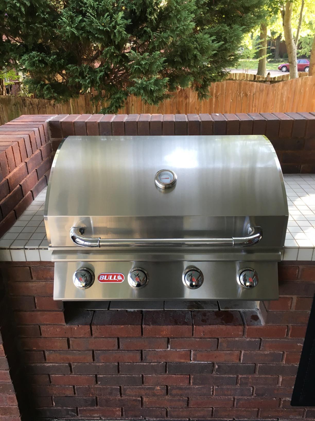 Bull Outdoor Products Outlaw 60,000 BTU Drop-In Grill Head – Stainless Steel, Natural Gas customer photo 2