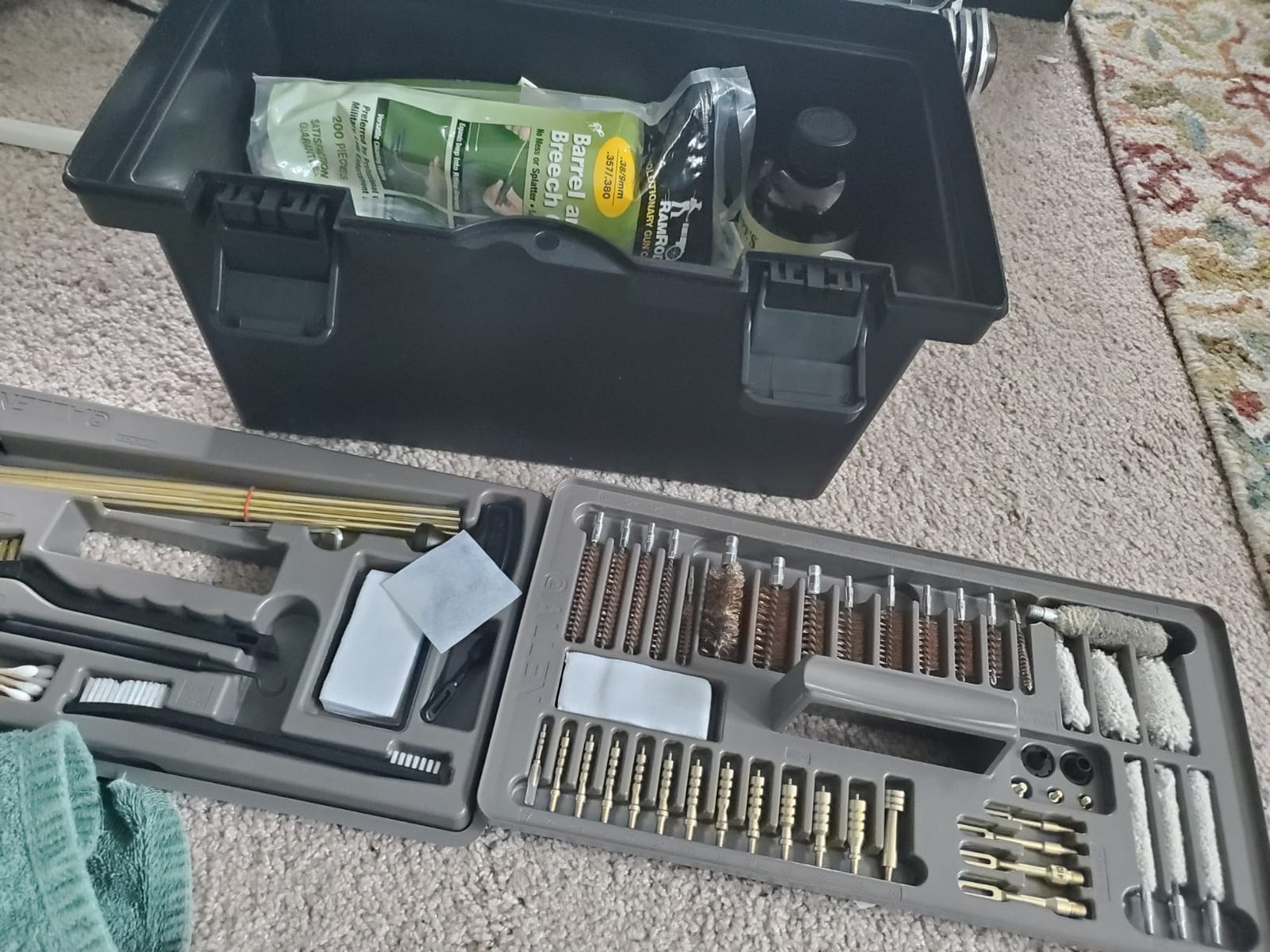 Allen Company Universal Gun Cleaning Kit and Tool Box - Rifle, Shotgun, and Handgun Cleaner - 65-Piece - Firearm Accessories for Men and Women - Care and Maintenance - Black customer photo 2