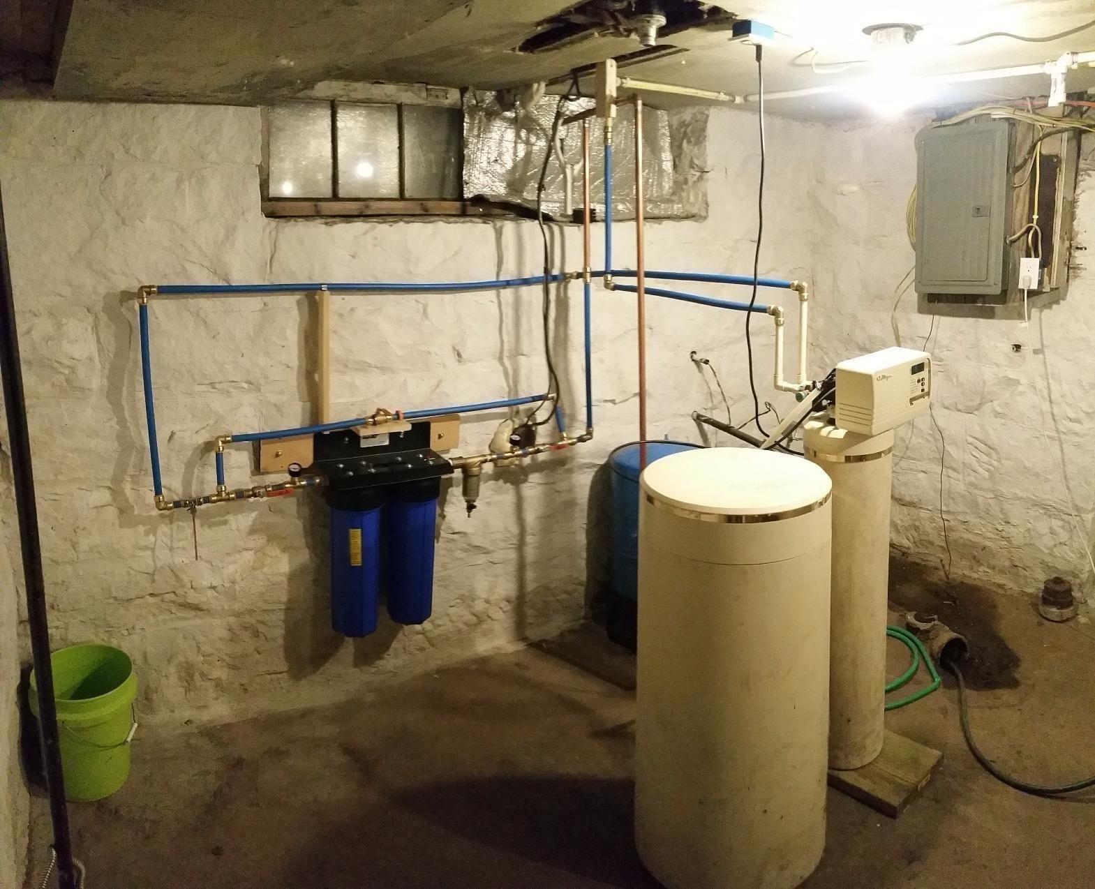 iSpring WGB22B 2-Stage Whole House Water Filtration System, 20” x 4.5” Sediment & Carbon Block Filters, Removes up to 99% Chlorine, Fine Sediment and Bad Taste Removal customer photo 2