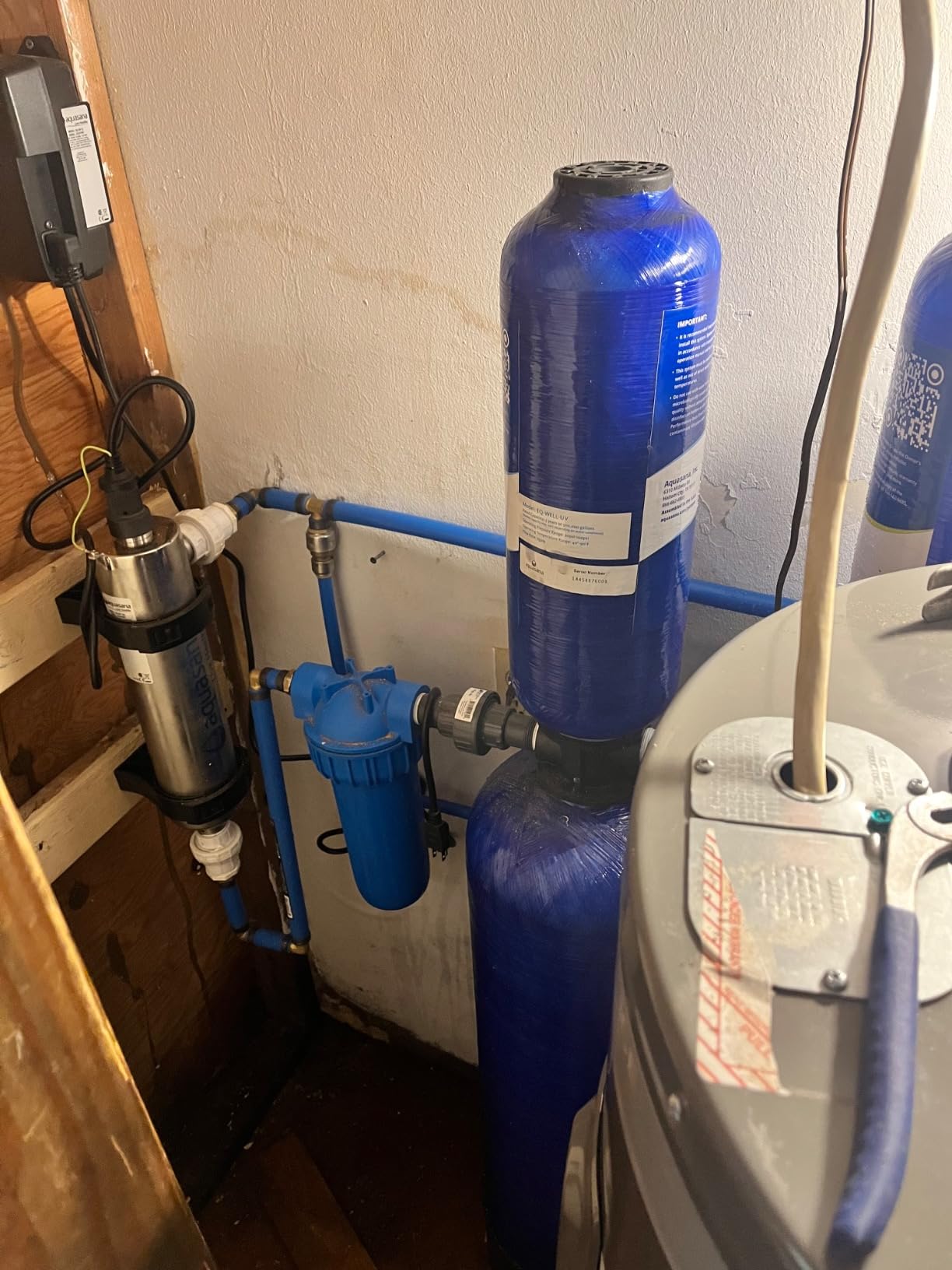 Aquasana Whole House Well Water Filter | 500K Gal | UV | WH-Well-CT-UVS-B customer photo 1