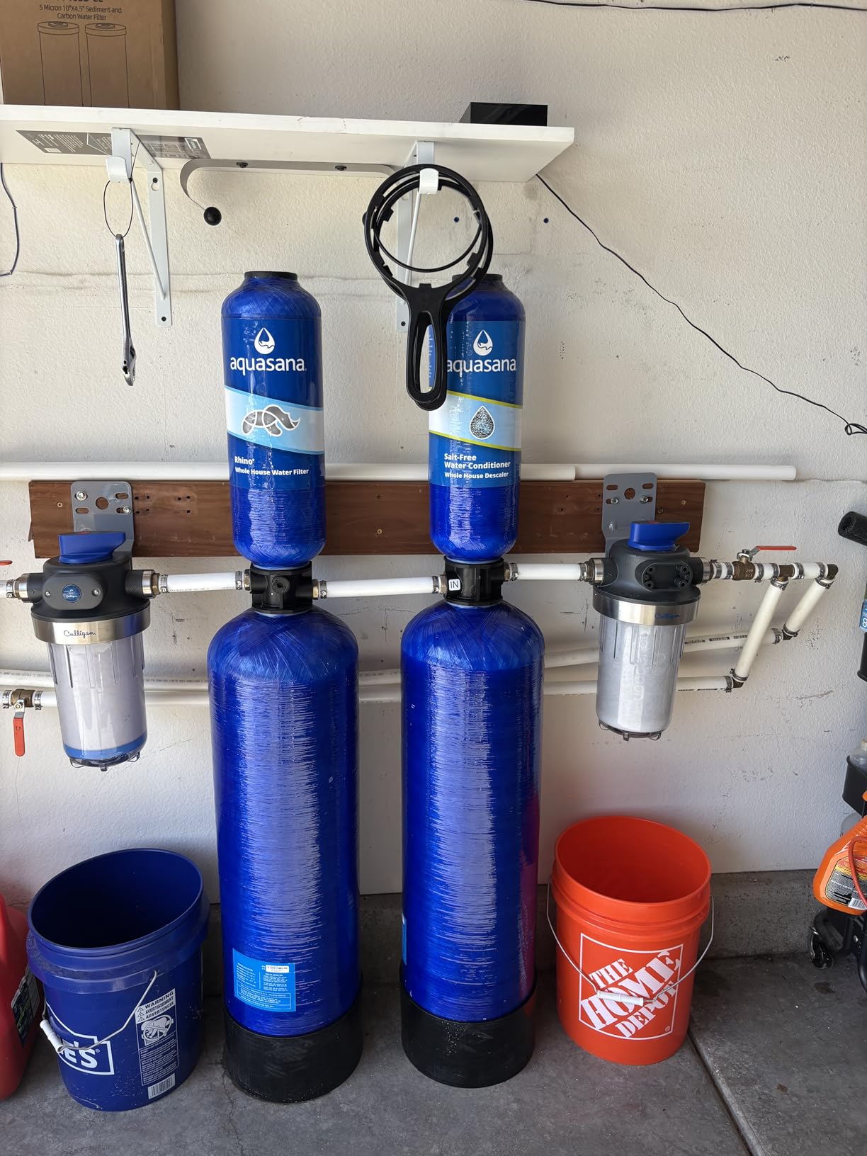 Aquasana Whole House Well Water Filter | 500K Gal | UV | WH-Well-CT-UVS-B customer photo 2