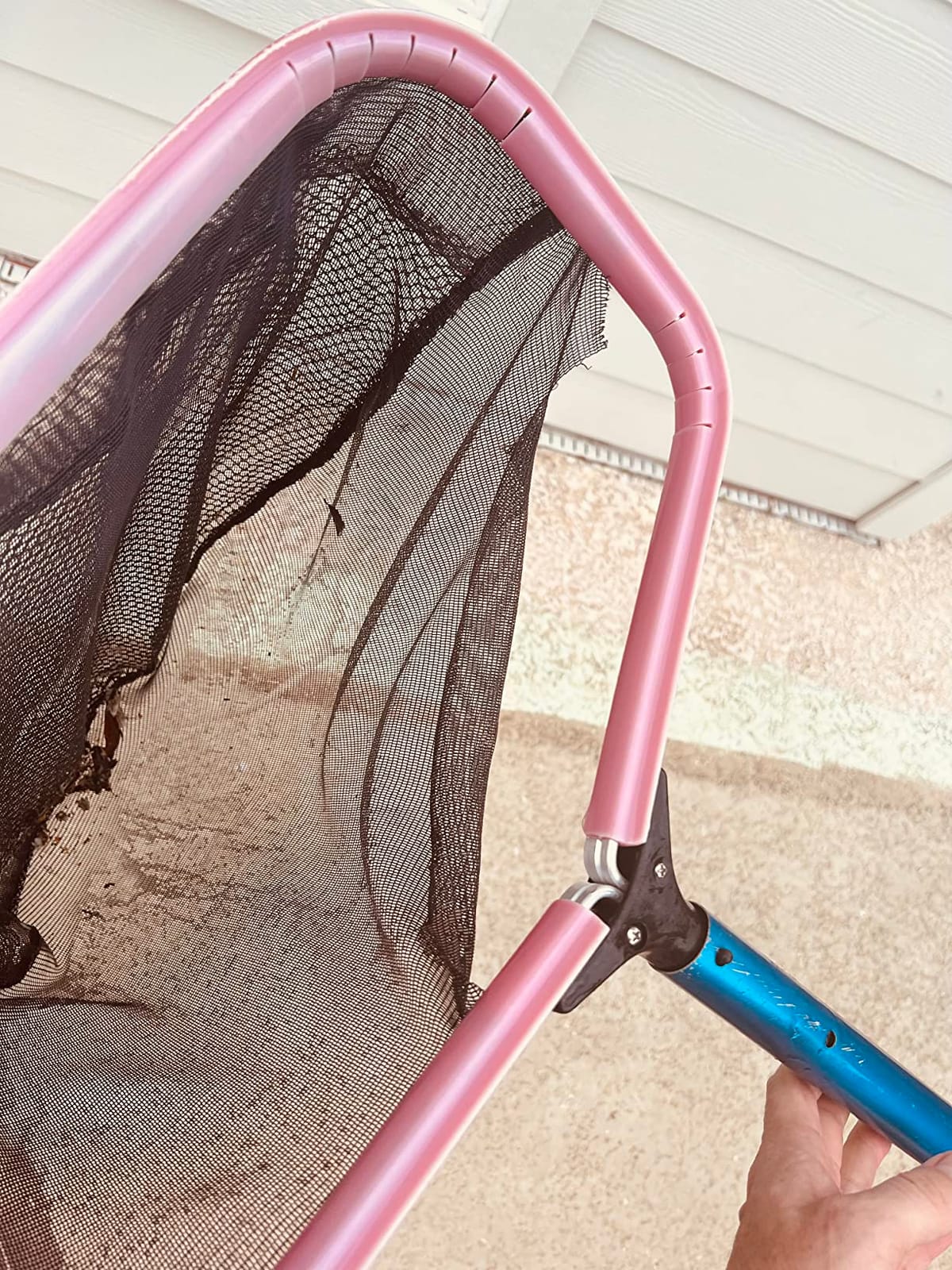 FibroPool Pool Skimmer Net - Dual-Layer Mesh - 20 in - Aluminum customer photo 1