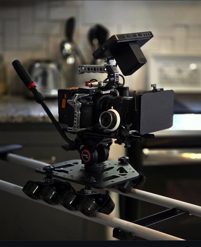 Glide Gear DEV 4 Dolly – Modular Track Slider – 3X 23 Rails, Frictionless Base Plate, 50lb Payload, Portable with Carry Bag customer photo 2