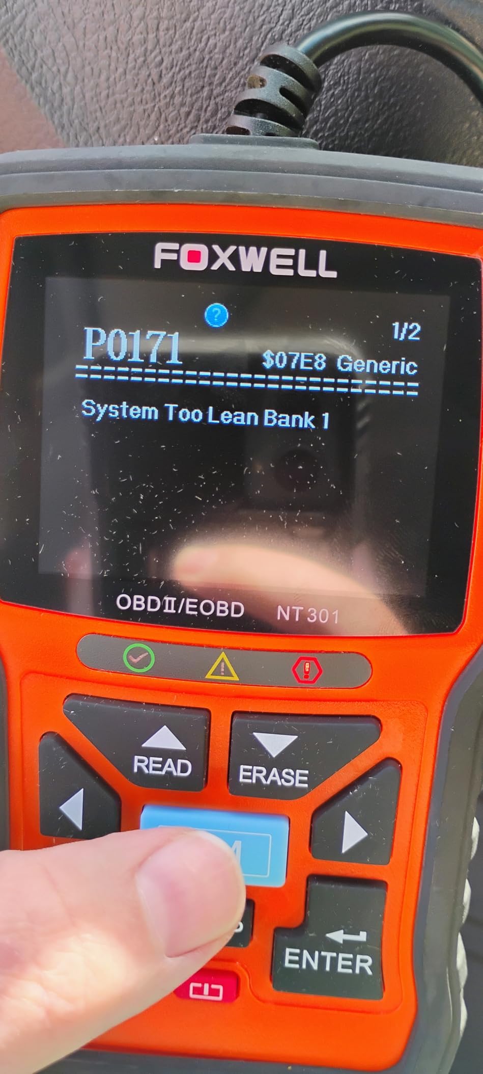 FOXWELL NT301 OBD2 Scanner Live Data Professional Mechanic OBDII Diagnostic Code Reader Tool for Check Engine Light customer photo 1