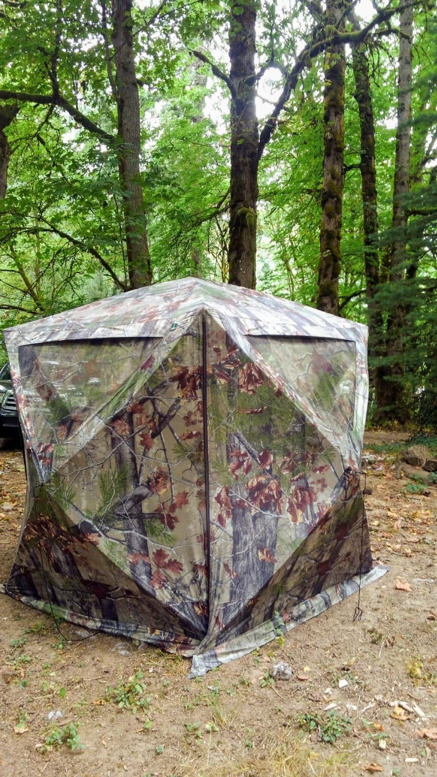 Barronett Big Cat Ground Hunting Blind, 3 Person Pop Up Portable, Backwoods Camo BC350BW customer photo 1