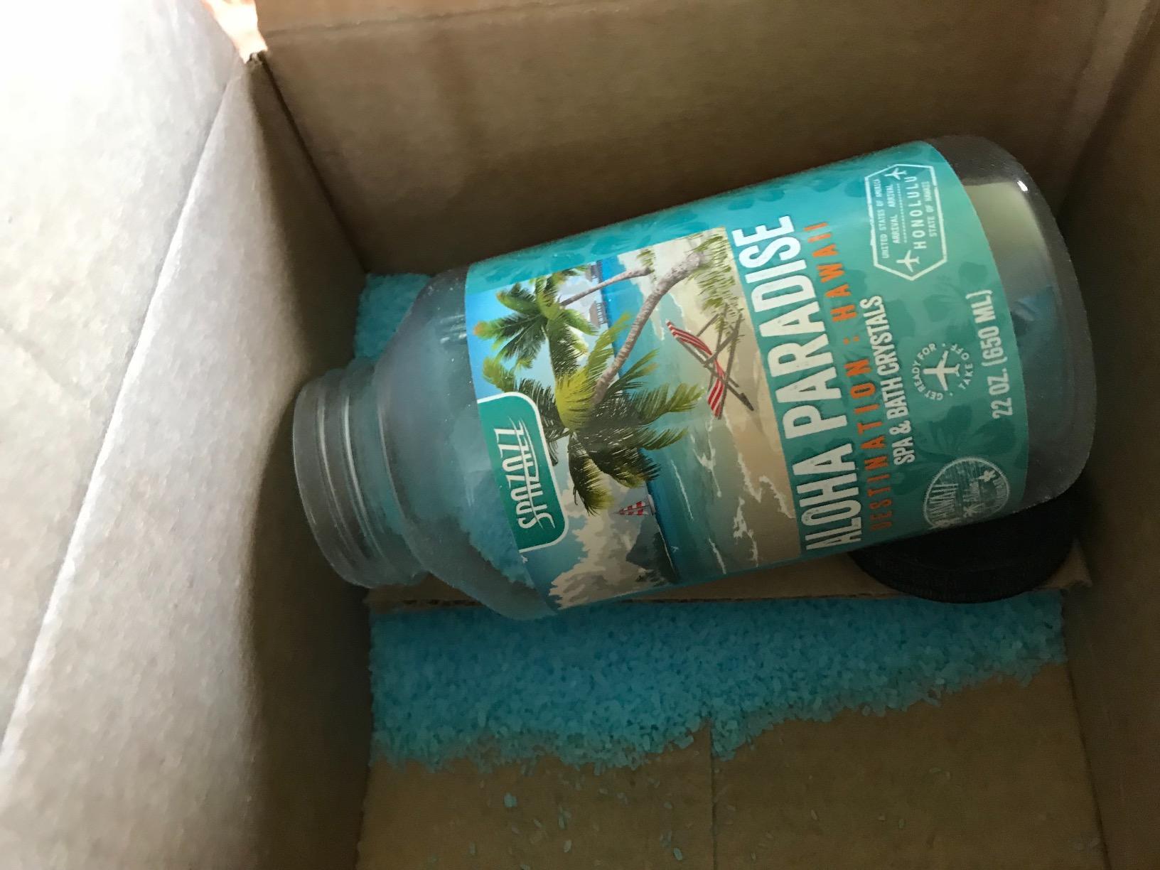Spazazz Aloha Paradise - Hawaii Aromatherapy Hot Tub & Spa Salt Crystals customer photo 2