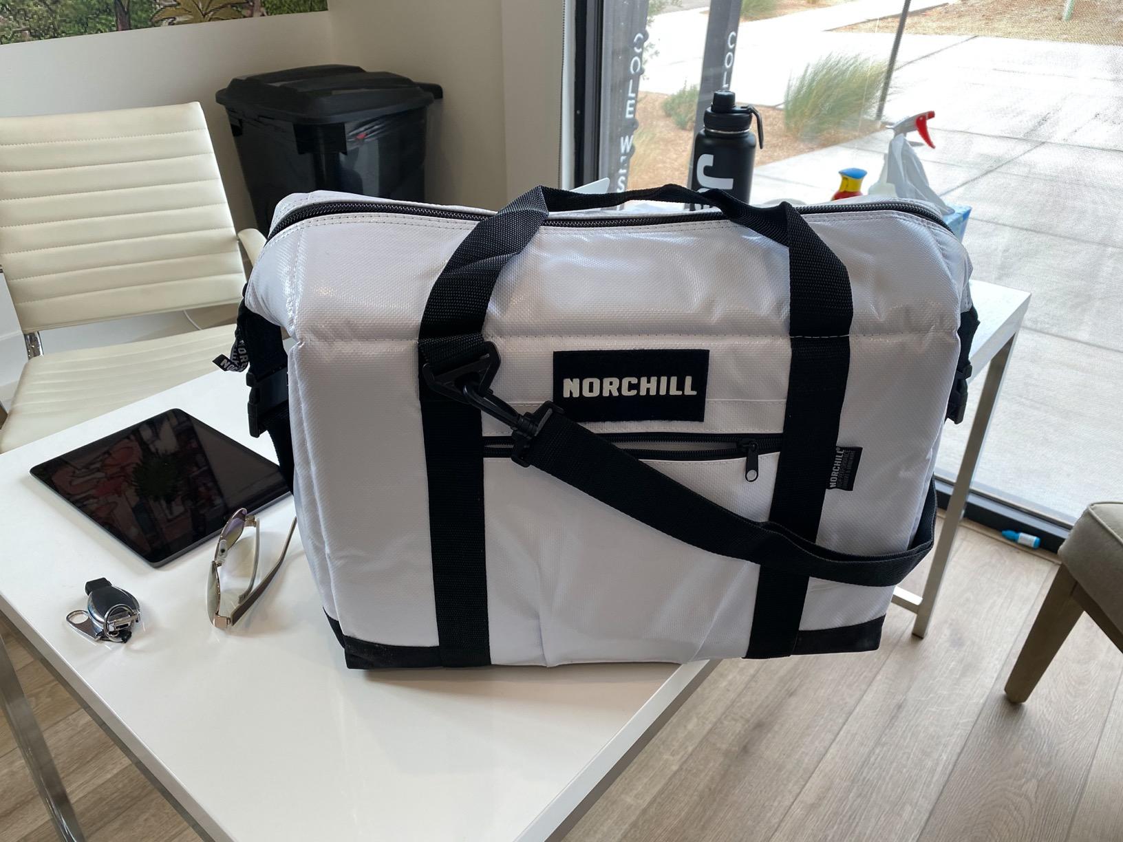 NorChill Soft Coolers 12 Can Insulated Marine Boatbag Soft Sided Cooler, White customer photo 1