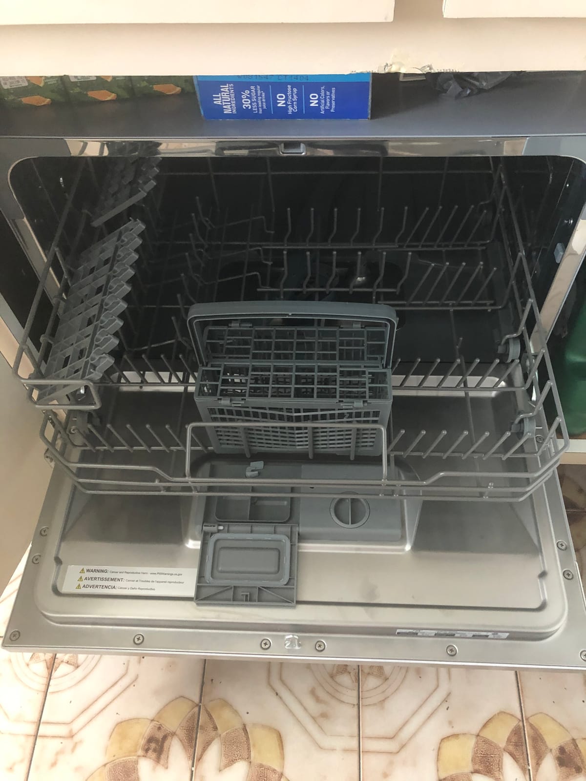 SPT SD-2224DS ENERGY STAR Compact Countertop Dishwasher with Delay Start - Portable Dishwasher with Stainless Steel Interior and 6 Place Settings Rack Silverware Basket, Silver customer photo 1