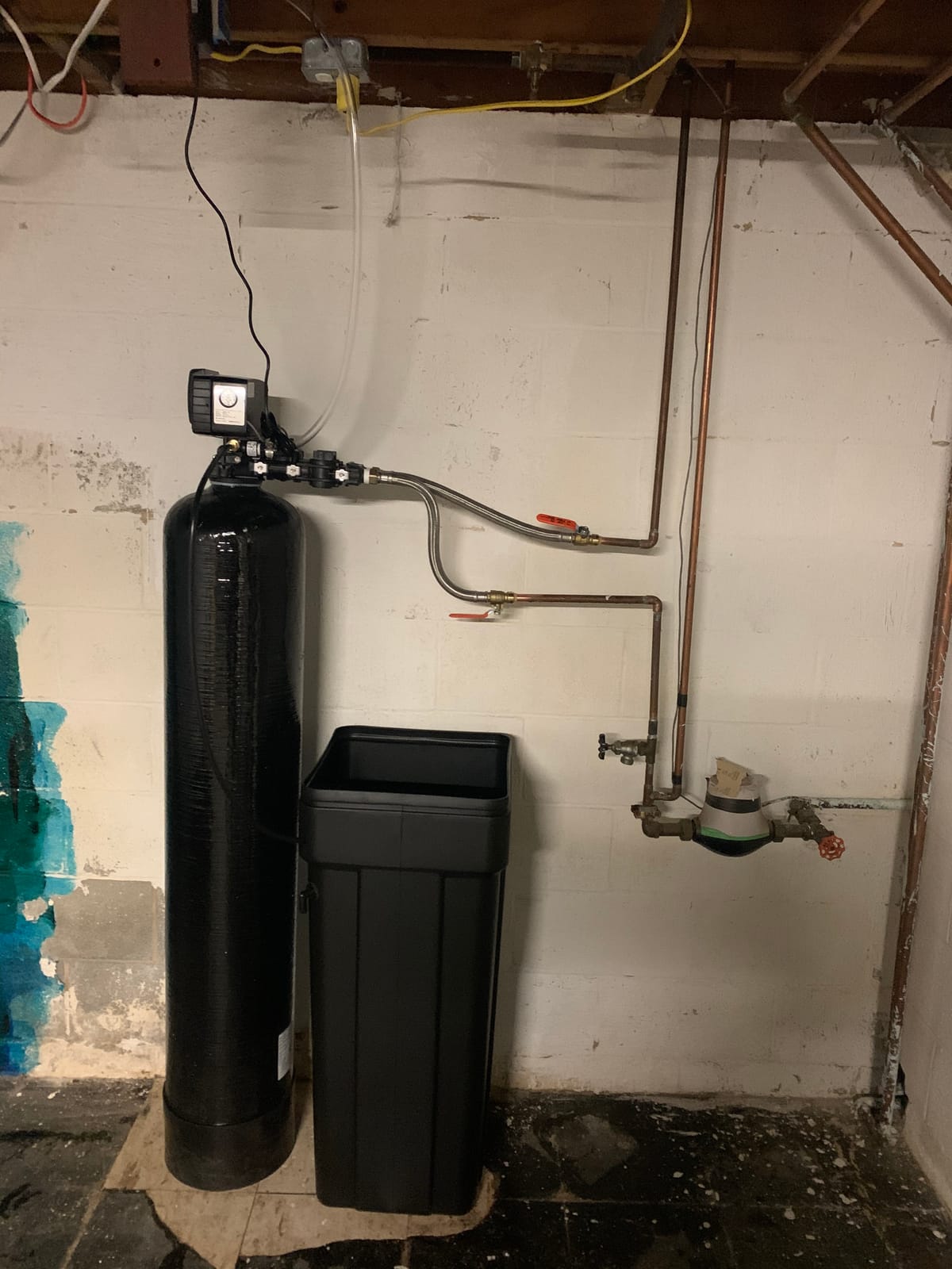 Fleck 5600 SXT Whole House Water Softener, 48,000 Grains, Black customer photo 2
