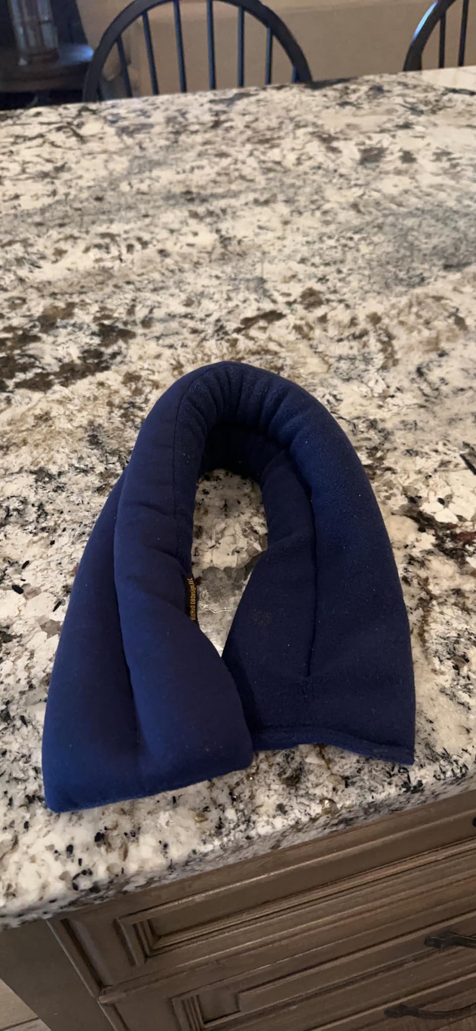 SunnyBay Microwavable Heating Pad, Neck and Shoulder Wrap, 26x4 inch, Navy customer photo 2