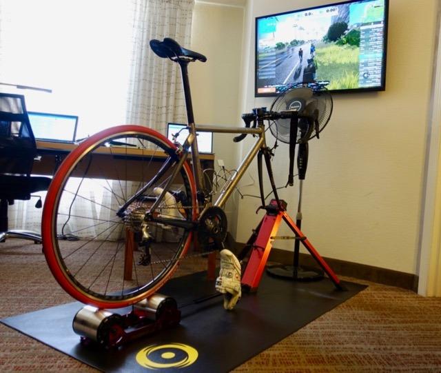 FEEDBACK SPORTS | Omnium Lightweight and Portable Bike Trainer | for 16” to 29” Wheels | Travel Bag Included customer photo 1