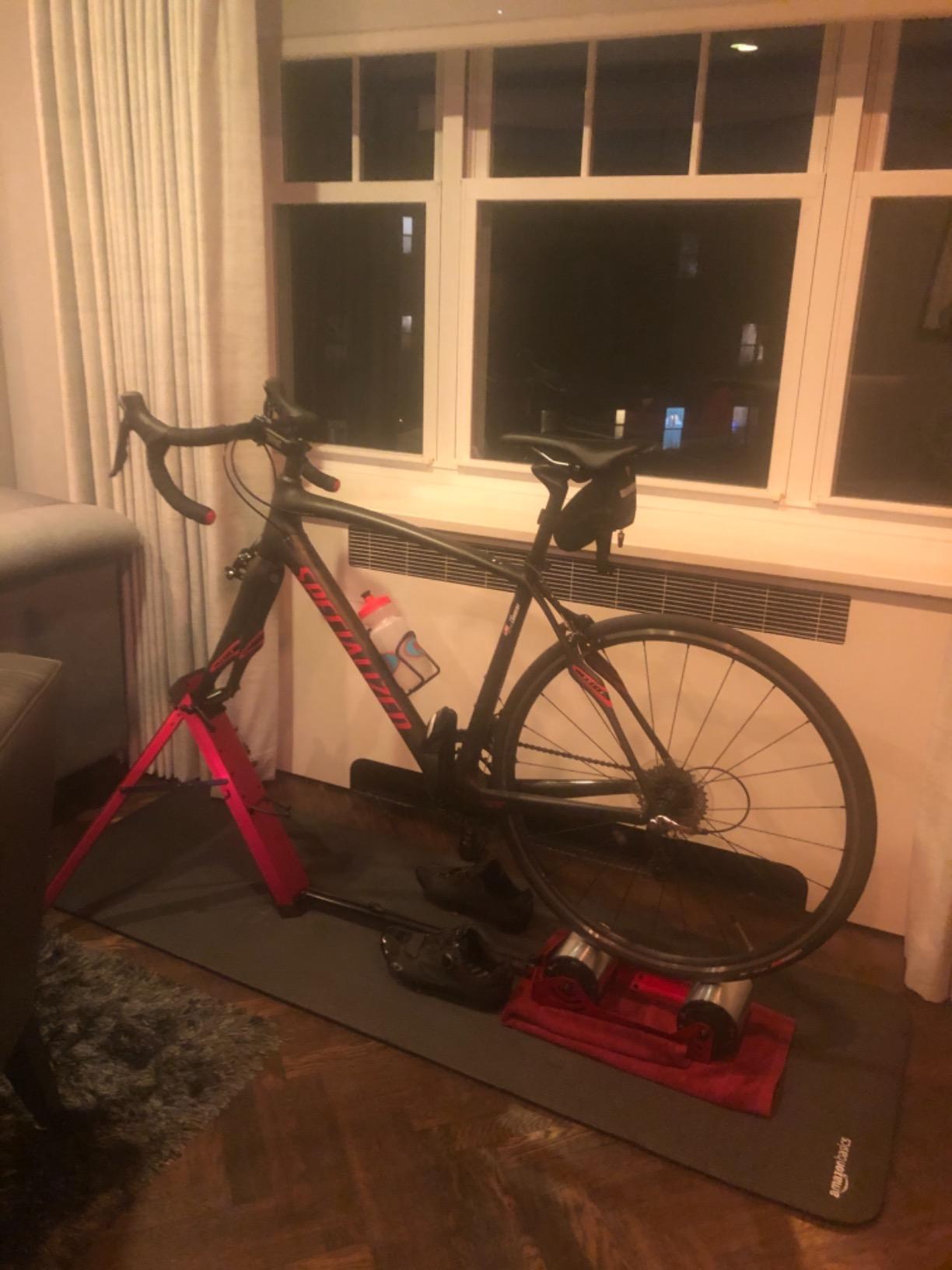FEEDBACK SPORTS | Omnium Lightweight and Portable Bike Trainer | for 16” to 29” Wheels | Travel Bag Included customer photo 2