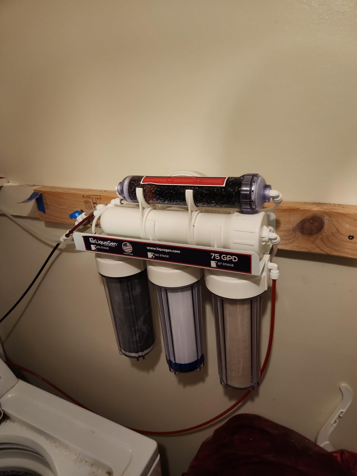 LiquaGen- 5 Stage Reverse Osmosis & Deionization (RODI) | Aquarium Reef Water Filter System - 75 GPD | Water Purifier for Fish Tank with Filter's Included customer photo 1