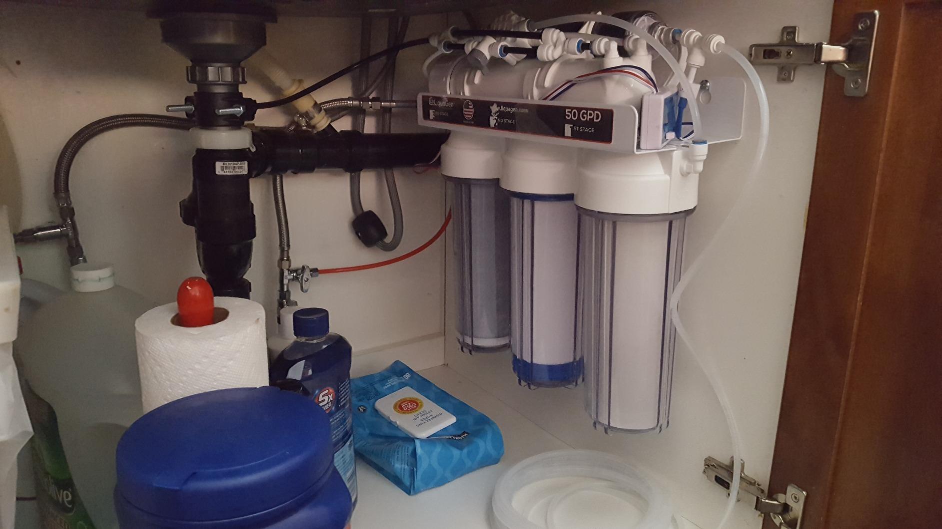LiquaGen- 5 Stage Reverse Osmosis & Deionization (RODI) | Aquarium Reef Water Filter System - 75 GPD | Water Purifier for Fish Tank with Filter's Included customer photo 2