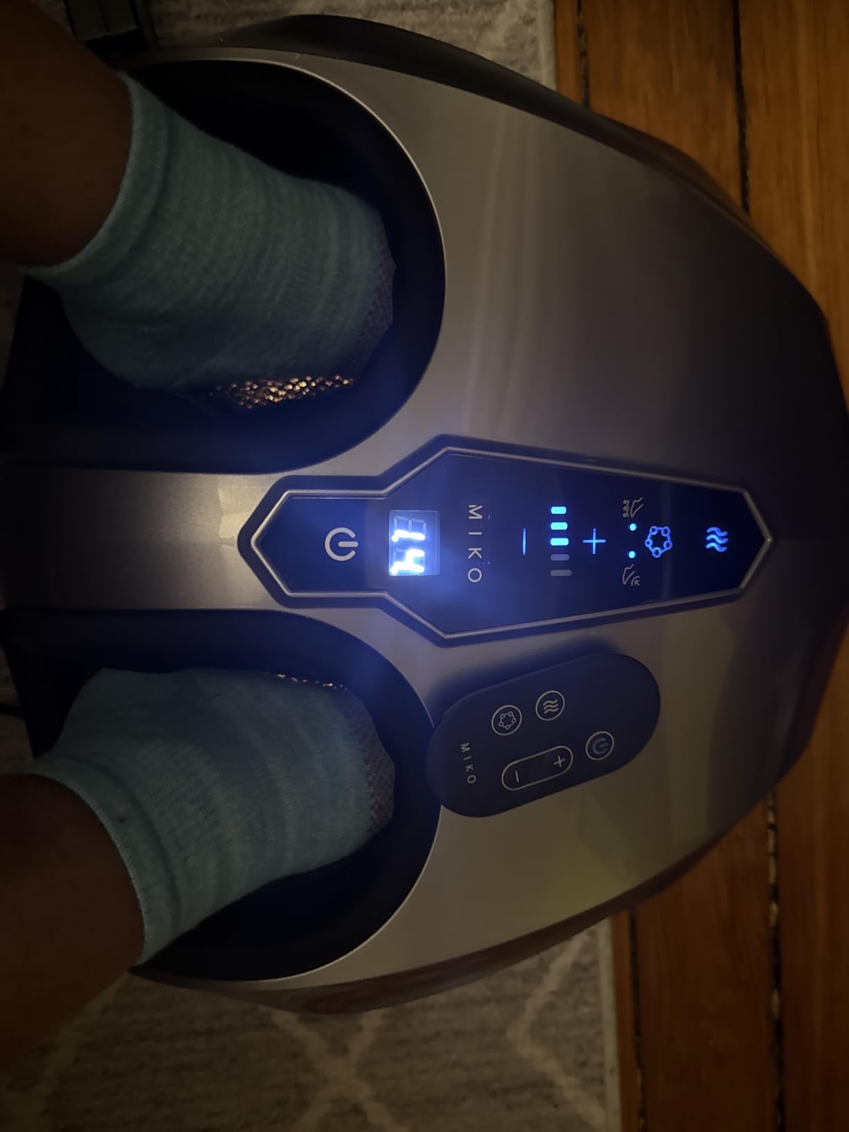 MIKO Shiatsu Foot Massager with Heat for Neuropathy & Plantar Fasciitis customer photo 2