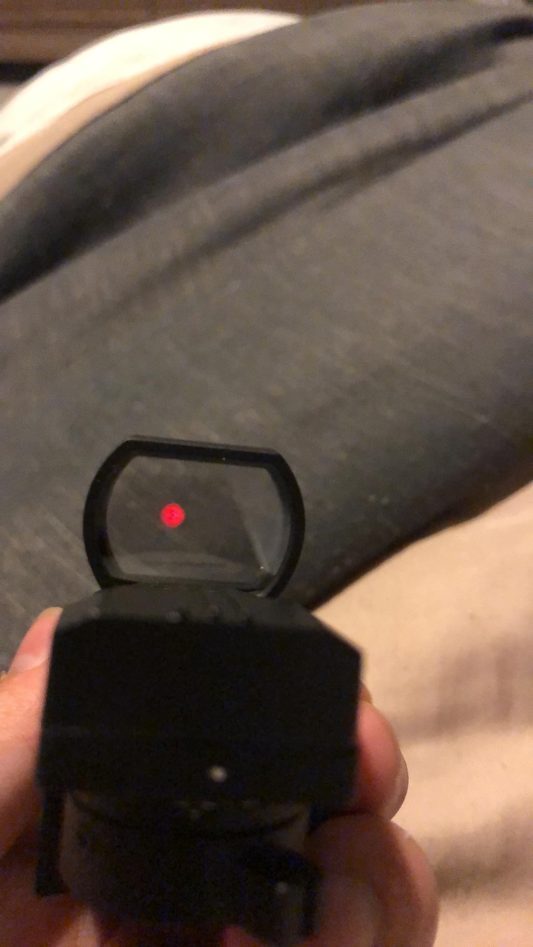 Feyachi Reflex Sight - Adjustable Reticle (4 Styles) Both Red and Green in one Sight! customer photo 2