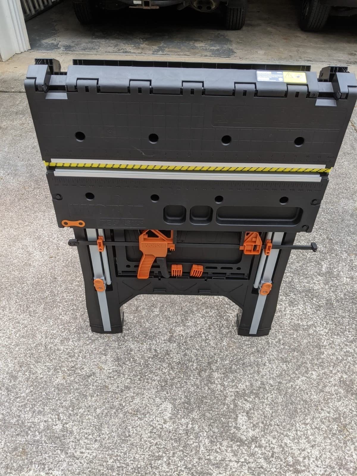 WORX Portable Folding Workbench, 2-in-1 Pegasus Table & Sawhorse, WX051 customer photo 2