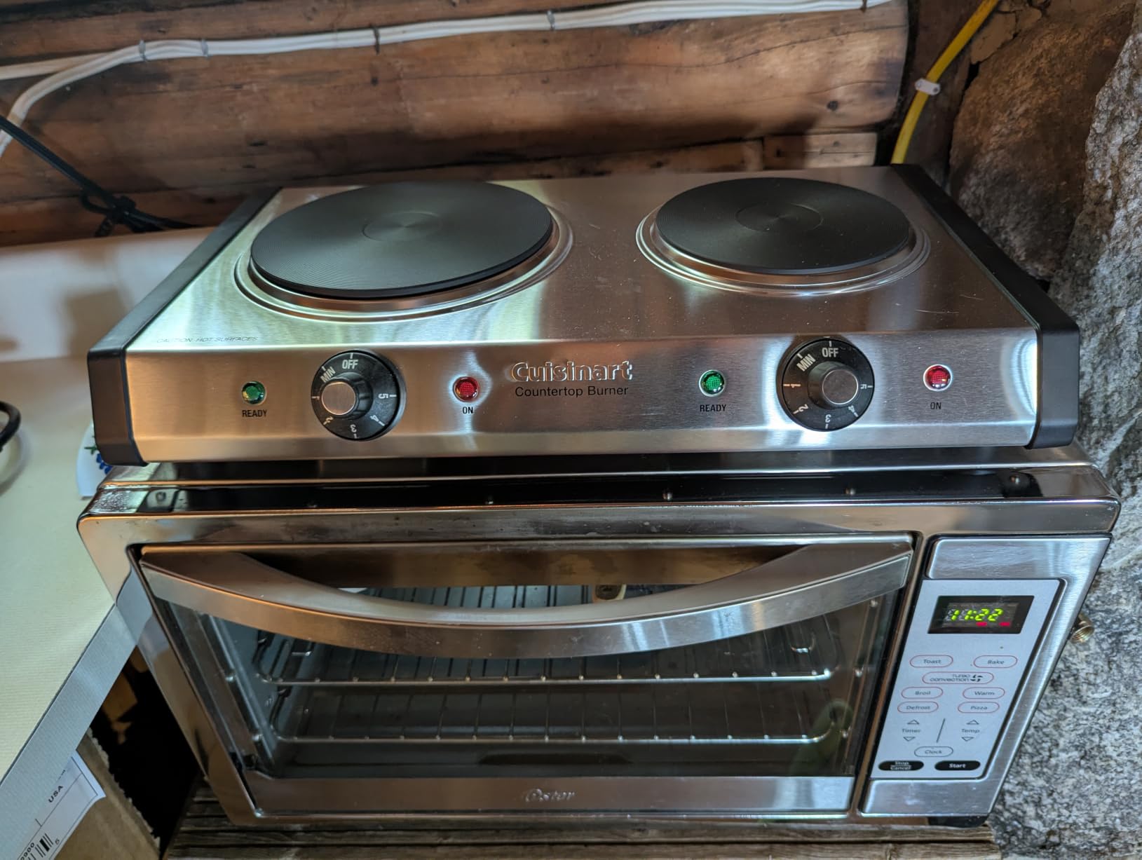 Cuisinart Double Burner Hot Plate, 1800W, Stainless Steel/Black customer photo 1