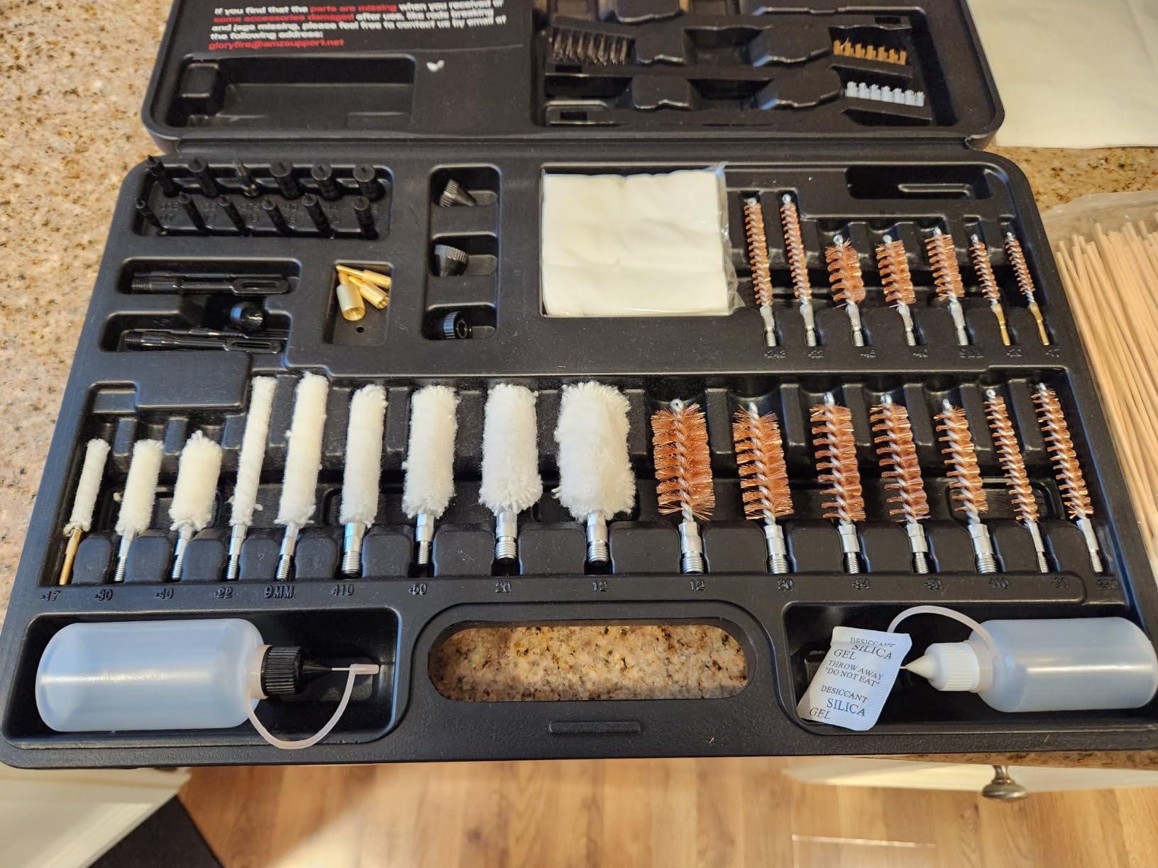 GLORYFIRE Universal Gun Cleaning Kit with Jags and Rods for All Caliber customer photo 1