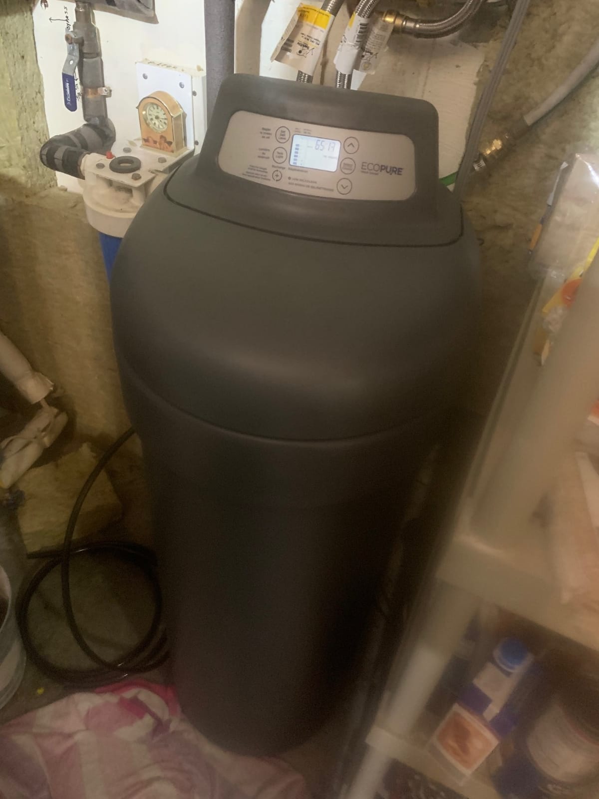 EcoPure EP42 42,000 Grain Water Softener – Whole House Hard Water & Iron Reduction System – NSF-Certified – AutoSense Salt & Water Saving Technology – City or Well Water customer photo 2