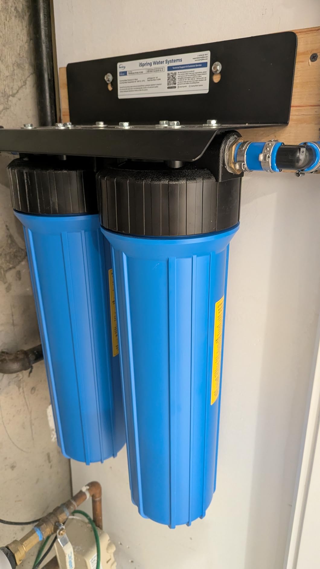 iSpring Iron, Mangaese Whole House Water Filter System Also Eliminates Chlorine, Taste, and Odor, 2-Stage Commercial-Grade 20