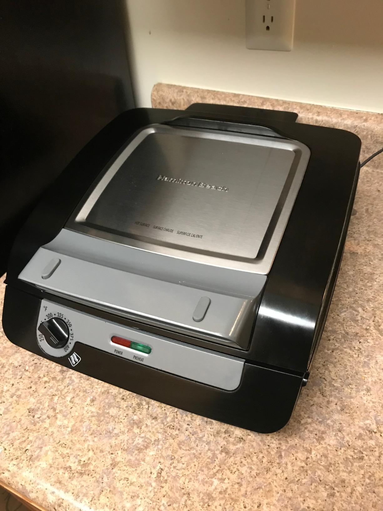 Hamilton Beach 4-in-1 Electric Indoor Grill & Electric Griddle Combo customer photo 1