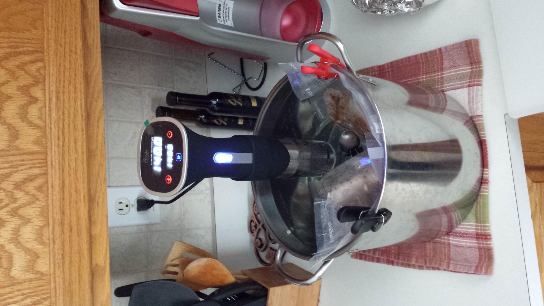 Monoprice Sous Vide Immersion Cooker 800W - With Adjustable Clamp And Digital LED Touch Screen, Easy To Clean, Black and Silver - Strata Home Collection customer photo 1
