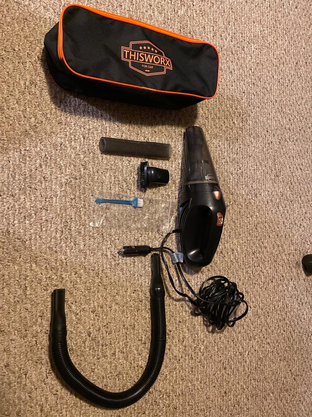 ThisWorx Handheld Car Vacuum, Portable Car Vacuum Cleaner with 16Ft Cord customer photo 1
