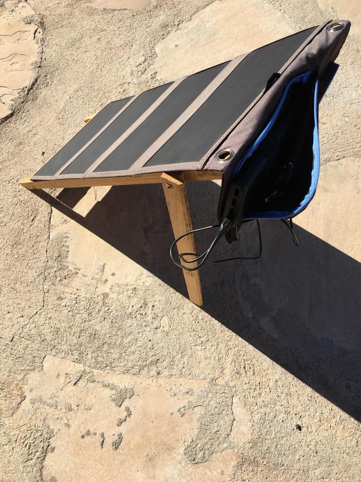 BigBlue 28W Solar Panel Charger with Digital Ammeter, USB-A/USB-C Outputs customer photo 1