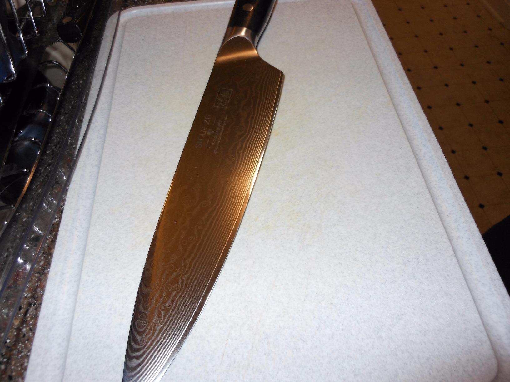 SHAN ZU Chef Knife 8 Inch Japanese Steel Damascus Kitchen Knife customer photo 2